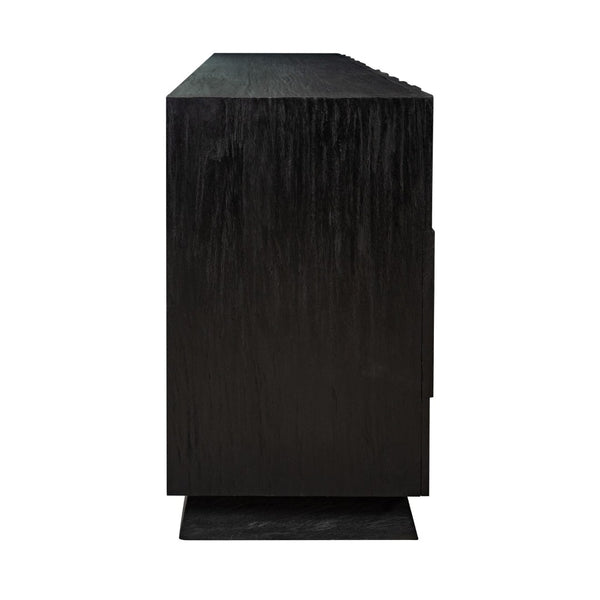 Atlas Minato Credenza - Hand-Finished Shou Sugi Ban Design with Versatile Storage for Modern Spaces ST11060-01