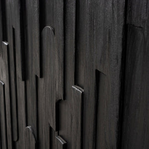 Atlas Minato Credenza - Hand-Finished Shou Sugi Ban Design with Versatile Storage for Modern Spaces ST11060-01