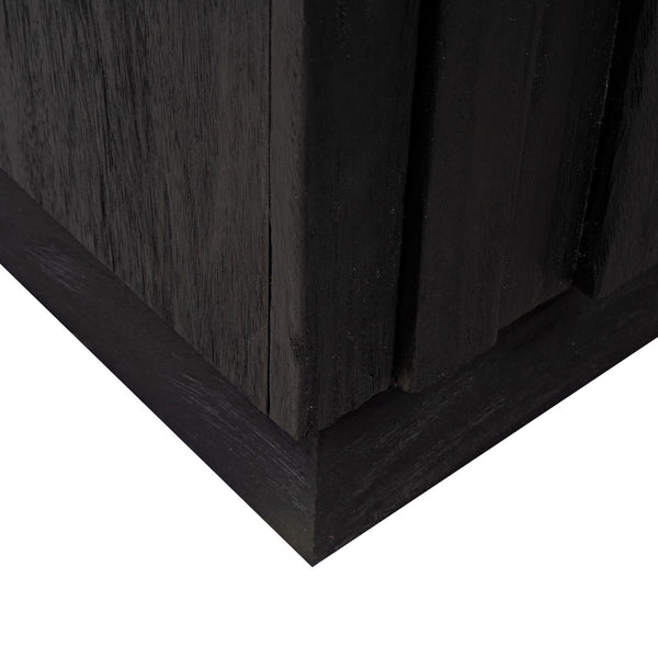 Atlas Minato Credenza - Hand-Finished Shou Sugi Ban Design with Versatile Storage for Modern Spaces ST11060-01