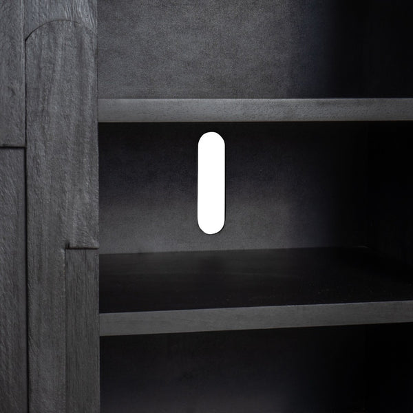 Atlas Minato Credenza - Hand-Finished Shou Sugi Ban Design with Versatile Storage for Modern Spaces ST11060-01