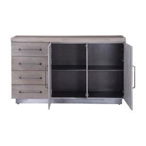 Atlas Palermo Credenza - Stylish Storage Solution with Antique Greige Finish for Modern Living Spaces ST11063-01
