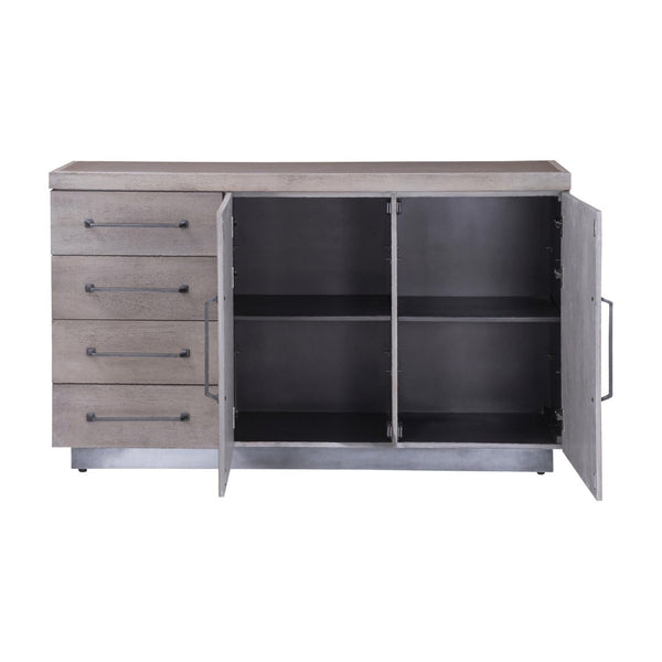Atlas Palermo Credenza - Stylish Storage Solution with Antique Greige Finish for Modern Living Spaces ST11063-01