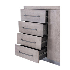 Atlas Palermo Credenza - Stylish Storage Solution with Antique Greige Finish for Modern Living Spaces ST11063-01