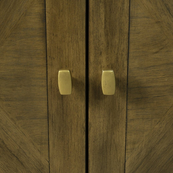 Atlas Piedmont Cabinet - Elegant Harvest Brown Storage Solution with Classic Detailing for Any Room ST11065-01