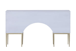 Atlas Prospect Credenza - Elegant White Ash Burl Storage with Sculptural Design for Modern Interiors ST11066-01