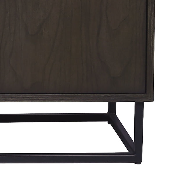 Atlas Seaton Credenza - Modern Industrial Storage Solution with Warm Wood Tones & Metal Frame for Any Space ST11072-01