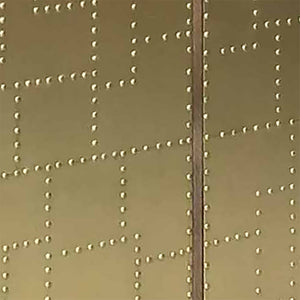 Atlas Sender 4-Door Credenza - Midcentury Modern Storage Solution with Brass Accents for Home & Office ST11073-01