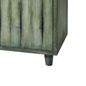 Atlas Seychelles Wood Credenza – Modern Storage Solution with Rippled Doors for Dining & Living Spaces ST11074-01