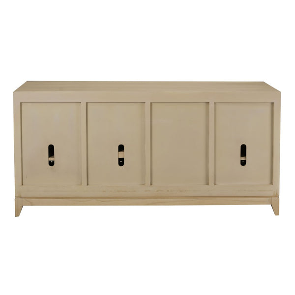 Atlas Sunset Harbor Credenza - Sandy Cove: Coastal-Inspired Storage with Adjustable Shelves & Metal Pulls ST11081-01