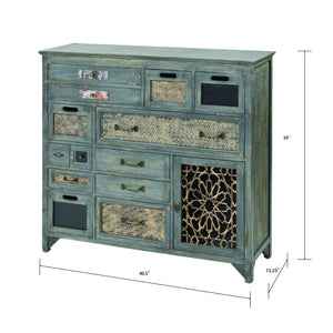 Atlas Topanga Cabinet - Modern Bohemian Storage Solution with Rustic Charm for Living Areas & Entryways ST11083-01