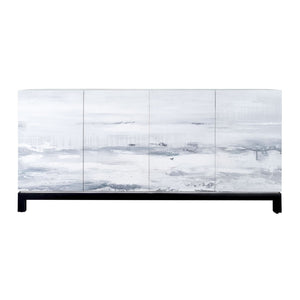 Atlas Torres Credenza - Stunning Seascape Storage Cabinet for Living Room, Office, or Dining Room Decor ST11085-01