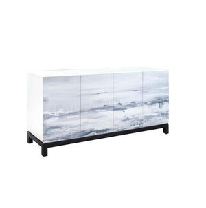 Atlas Torres Credenza - Stunning Seascape Storage Cabinet for Living Room, Office, or Dining Room Decor ST11085-01