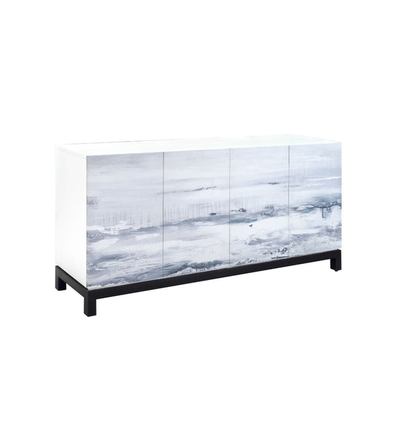 Atlas Torres Credenza - Stunning Seascape Storage Cabinet for Living Room, Office, or Dining Room Decor ST11085-01
