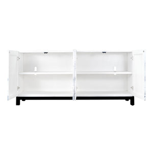 Atlas Torres Credenza - Stunning Seascape Storage Cabinet for Living Room, Office, or Dining Room Decor ST11085-01