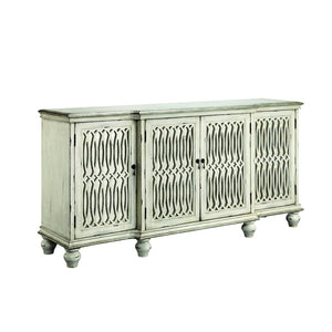 Atlas Whitney Credenza - Hand-Painted Antique Mirror Storage Solution for Living Room & Dining Areas ST11090-01