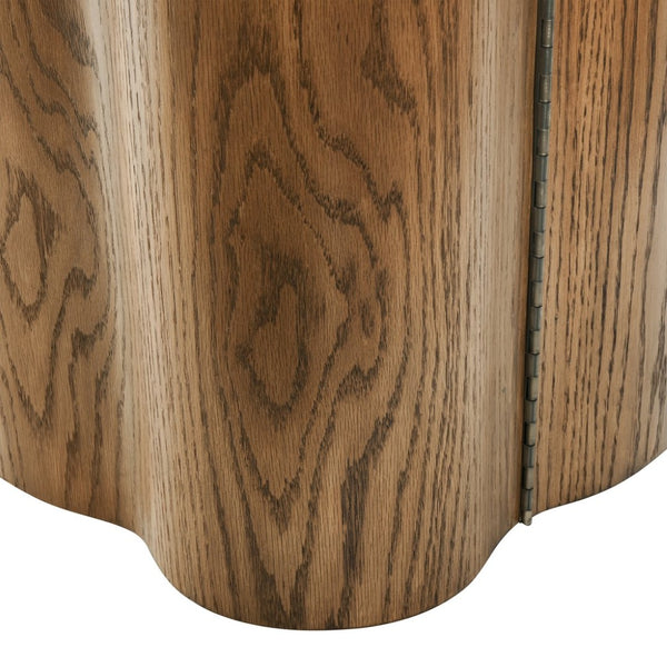 Atlas Woodside Credenza - Elegant Medium Oak with Marble Top for Stylish Storage & Organization Solutions ST11094-01