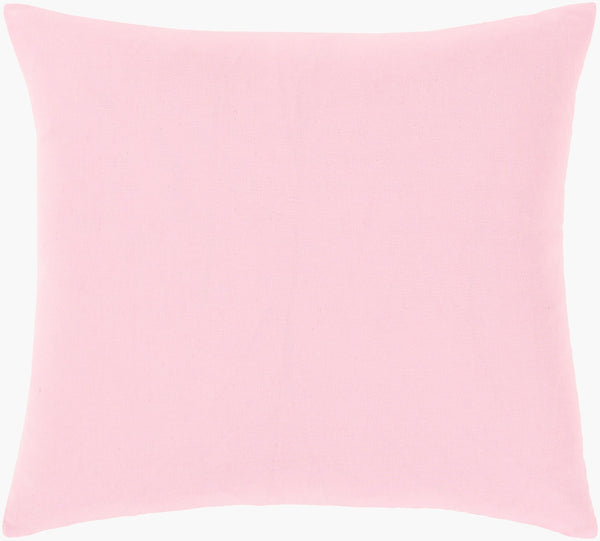 Surya Typography St-113 18"X18" Cotton Accent Pillow - Bold Design For Chic Home Décor & Comfort Light Pink Cotton,Cotton St113-1818