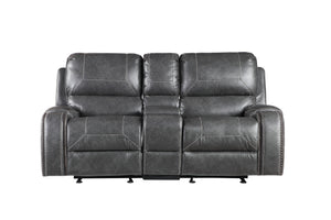 Steve Silver Keily Gray Manual Console Loveseat KE800CLG