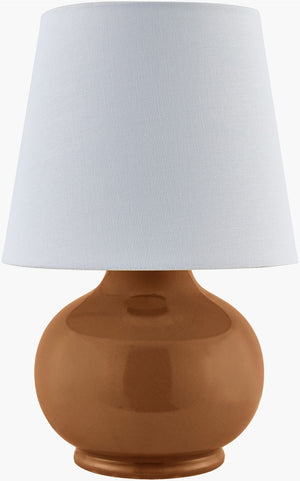 Livabliss Stella Petite Country Cottage Accent Lamp Soft Felt Cotton Glow for Nightstand or Side Table STD-015