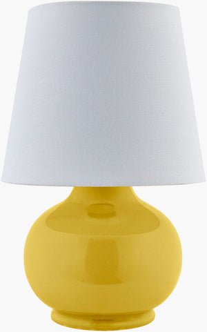 Livabliss Stella Cottage Accent Table Lamp Felt Cotton Build for Nightstand or Side STD-016