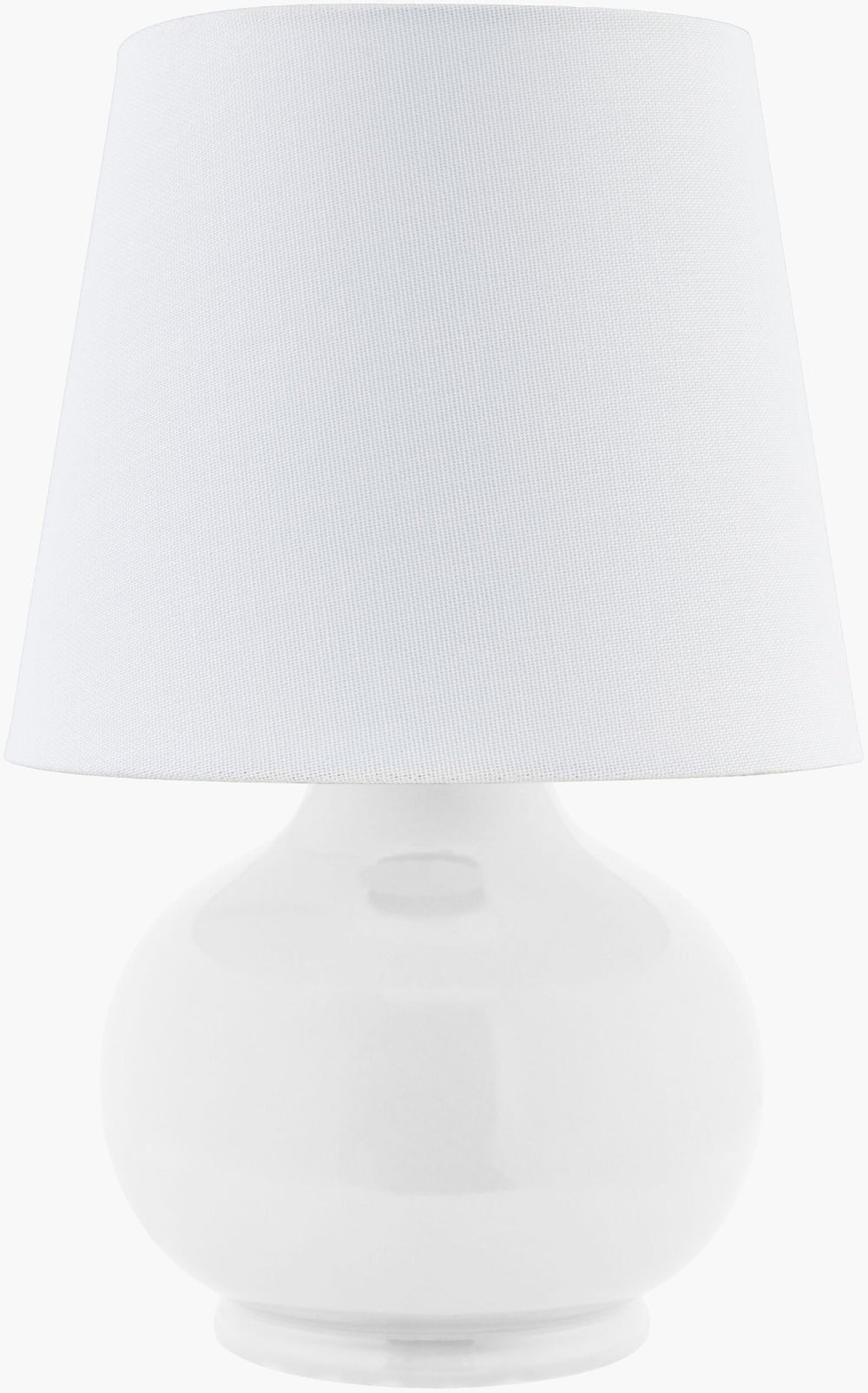 Livabliss Stella Petite Cottage Table Lamp Soft Felt Cotton Shade for Bedroom Nightstand Decor STD-017