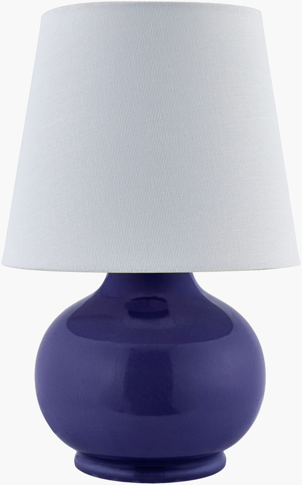 Livabliss Stella Cottage Accent Table Lamp with Felt Cotton Texture for Bedroom Ambient Glow STD-019