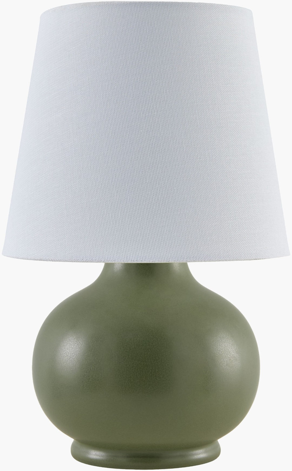 Livabliss Stella Petite Country Cottage Table Lamp Felt Cotton Shade Nightstand Accent Light STD-021