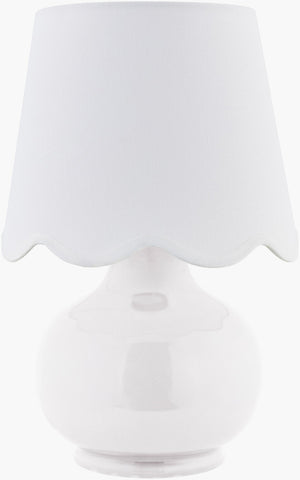 Livabliss Stella Petite Cottage Table Lamp with Felt Cotton Shade for Nightstand or Side STD-024