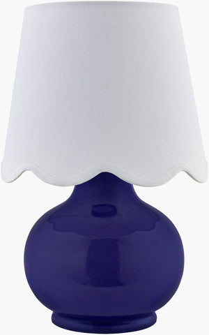 Livabliss Stella Cottage Accent Lamp Felt Cotton Shade Soft Ambient Glow for Bedroom Nightstand STD-026