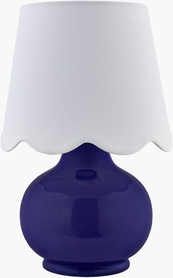 Livabliss Stella Cottage Accent Lamp Felt Cotton Shade Soft Ambient Glow for Bedroom Nightstand STD-026