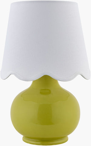 Livabliss Stella Petite Country Cottage Accent Lamp with Felt Cotton Soft Textural Bedside Glow STD-027