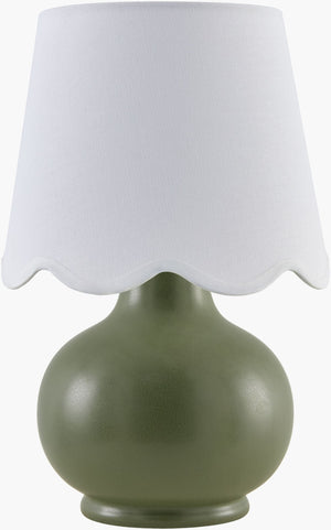 Livabliss Stella Cottage Table Lamp Soft Felt Cotton Shade Warm Ambient Glow for Bedroom STD-028