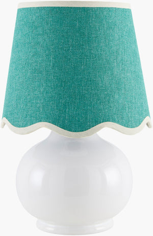 Livabliss Stella Cottage Accent Lamp Felt Cotton Textural Handcrafted Glow for Cozy Rooms STD-043