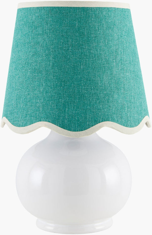 Livabliss Stella Cottage Accent Lamp Felt Cotton Textural Handcrafted Glow for Cozy Rooms STD-043