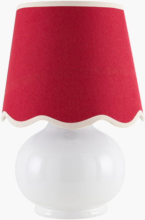 Livabliss Stella Cottage Accent Table Lamp Artisan Felt Cotton Nightstand Ambient Glow STD-044