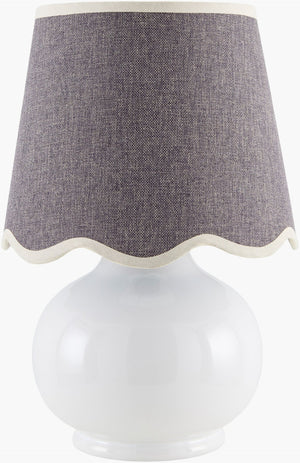 Livabliss Stella Petite Cottage Table Lamp Soft Felt Cotton Warm Ambient Glow Bedside Accent STD-045