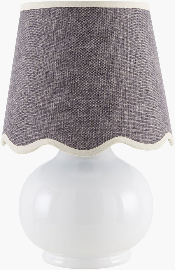 Livabliss Stella Petite Cottage Table Lamp Soft Felt Cotton Warm Ambient Glow Bedside Accent STD-045