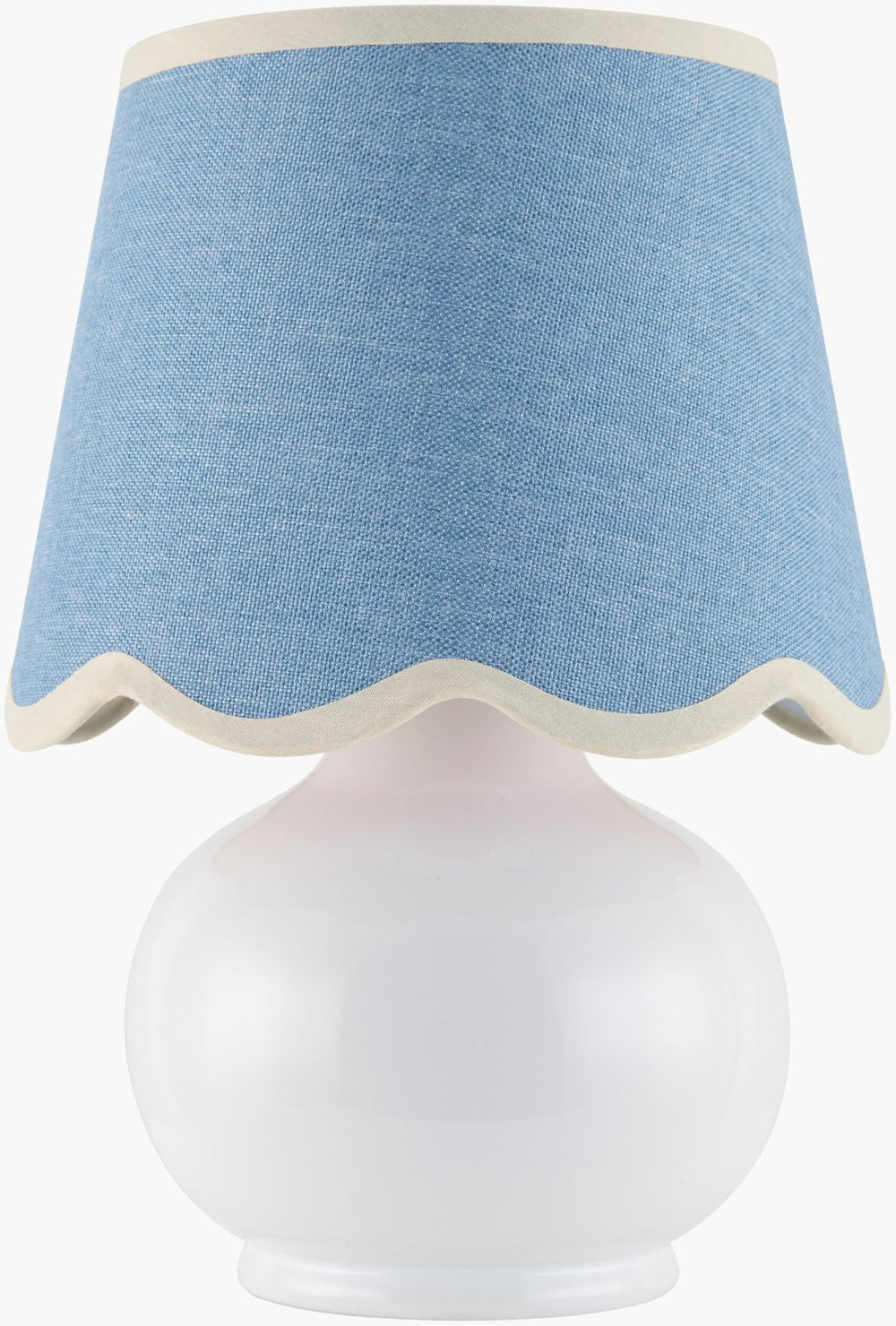 Livabliss Stella Petite Felt Cotton Accent Lamp for Cozy Bedroom Nightstand Ambient Glow STD-049