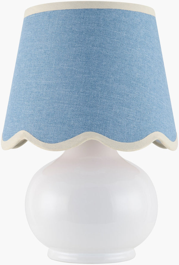 Livabliss Stella Petite Felt Cotton Accent Lamp for Cozy Bedroom Nightstand Ambient Glow STD-049