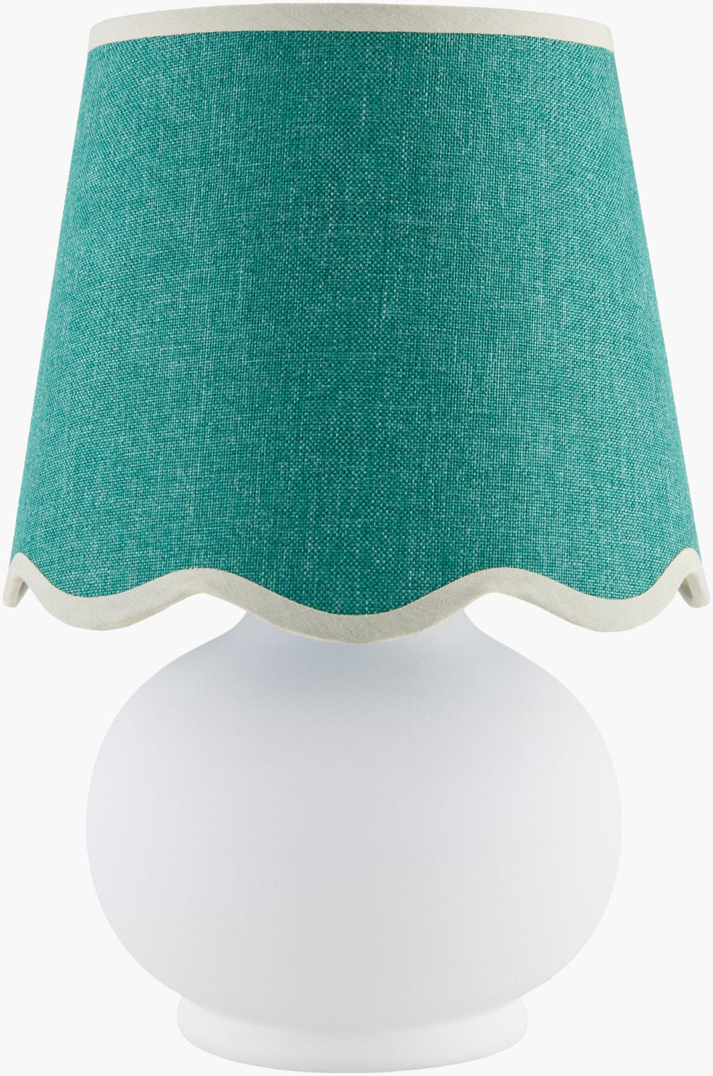 Livabliss Stella Cottage Table Lamp Felt Cotton Accent Light for Nightstand or Side STD-050