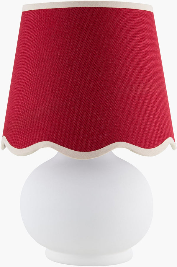 Livabliss Stella Compact Cottage Accent Lamp Felt Cotton Base Warm Ambient Glow Nightstand STD-051