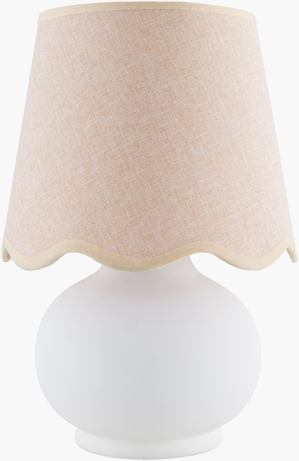 Livabliss Stella Petite Cottage Accent Lamp Soft Felt Cotton Shade Warm Bedroom Glow STD-055