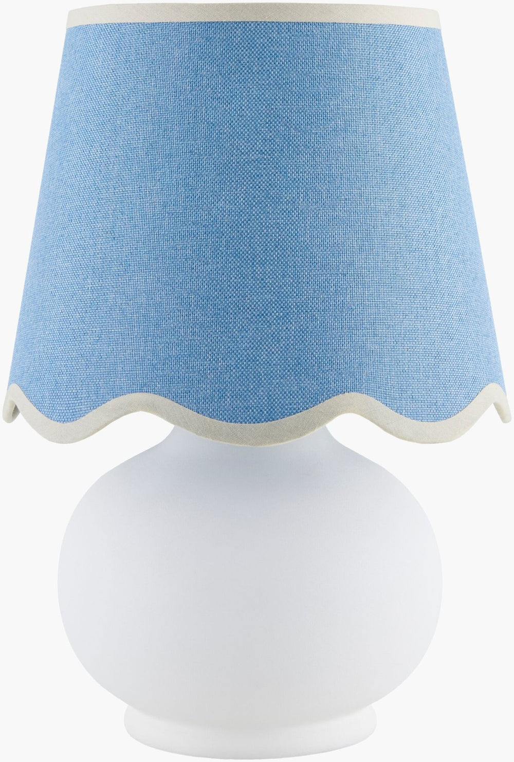 Livabliss Stella Cottage Table Lamp Felt Cotton Textured Handcrafted Accent for Cozy Bedrooms STD-056