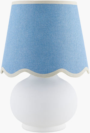 Livabliss Stella Cottage Table Lamp Felt Cotton Textured Handcrafted Accent for Cozy Bedrooms STD-056
