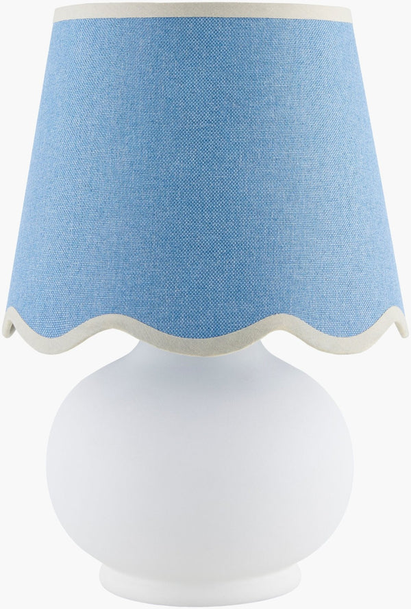 Livabliss Stella Cottage Table Lamp Felt Cotton Textured Handcrafted Accent for Cozy Bedrooms STD-056