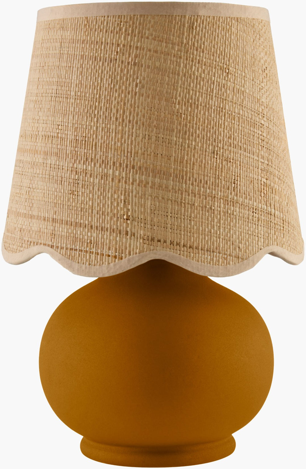 Livabliss Stella Petite Felt Cotton Table Lamp Cottage Style Soft Glow for Nightstand Decor STD-060