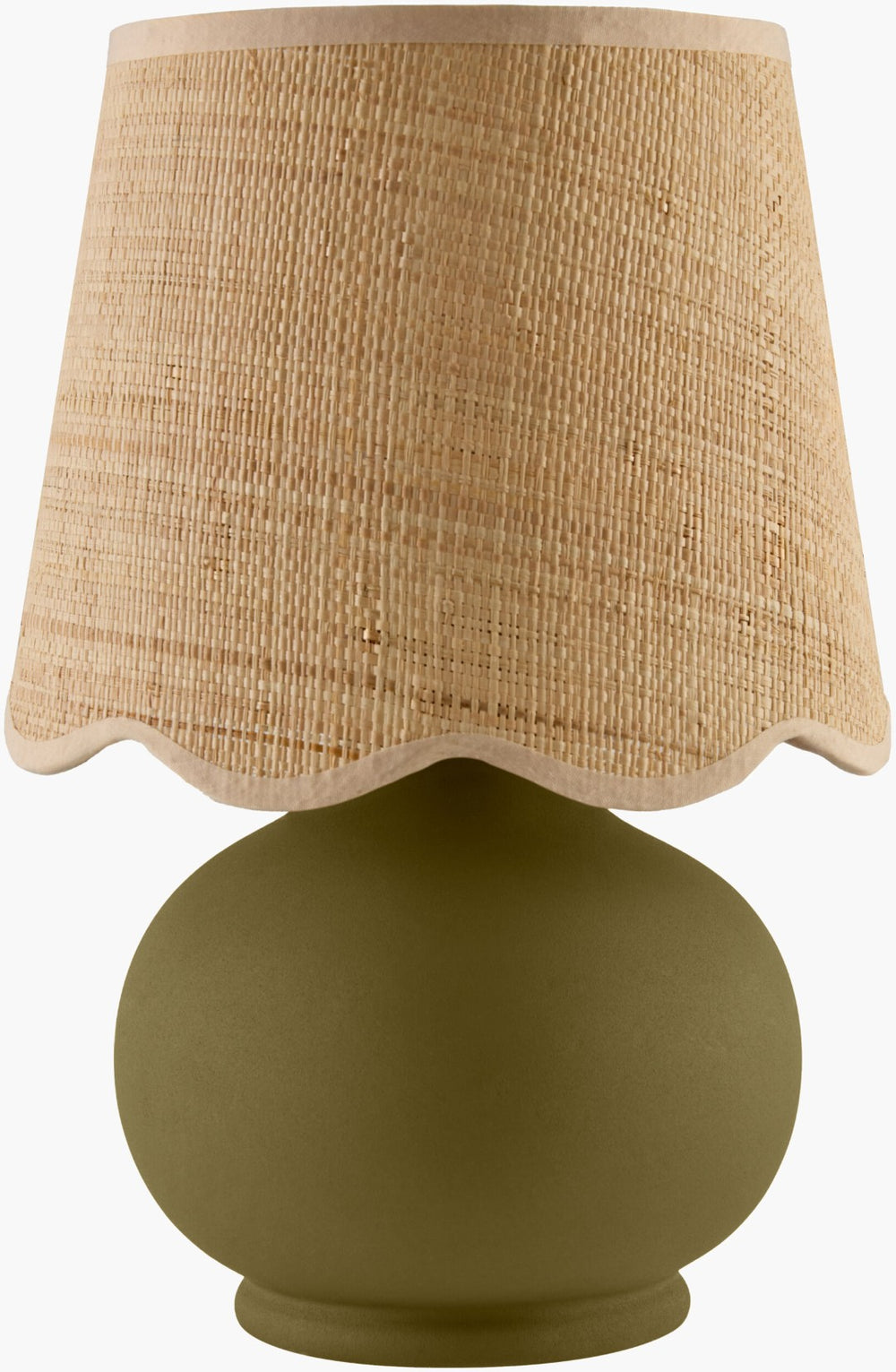 Livabliss Stella Diminuta Cottage Table Lamp Felt Cotton Texture Soft Glow Nightstand Light STD-061