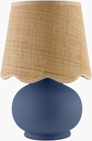 Livabliss Stella Cottage Style Mixed Material Accent Table Lamp for Cozy Bedside Ambiance STD-062