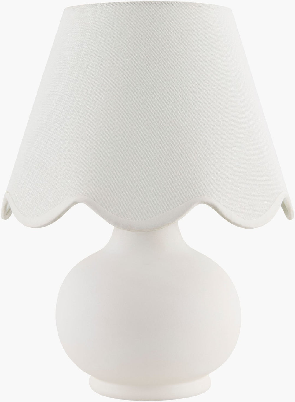 Livabliss Stella Cottage Table Lamp with Felt Cotton Shade for Cozy Bedroom Ambient Glow STD-064
