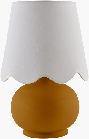 Livabliss Stella Cottage Table Lamp Felt Cotton Handcrafted Glow for Nightstand or Reading Nook STD-067